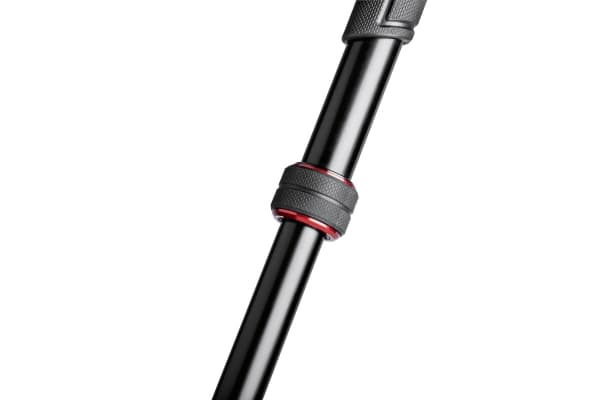 Manfrotto MT190GOA4, 3 jalkoja, Musta, Punainen, 152 cm, 1,66 kg