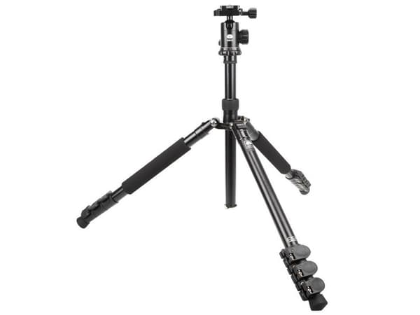 Sirui ET-1004, 3 jalkoja, Alumiini, Musta, 139 cm, 1,3 kg