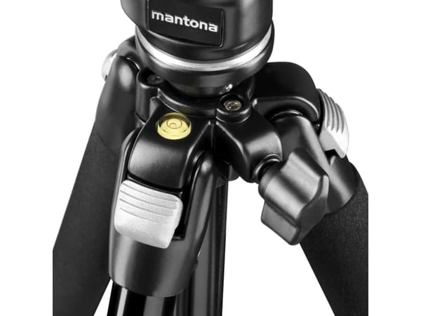 Mantona Scout MAX, 3 ben, Sort, 157 cm, 1,93 kg