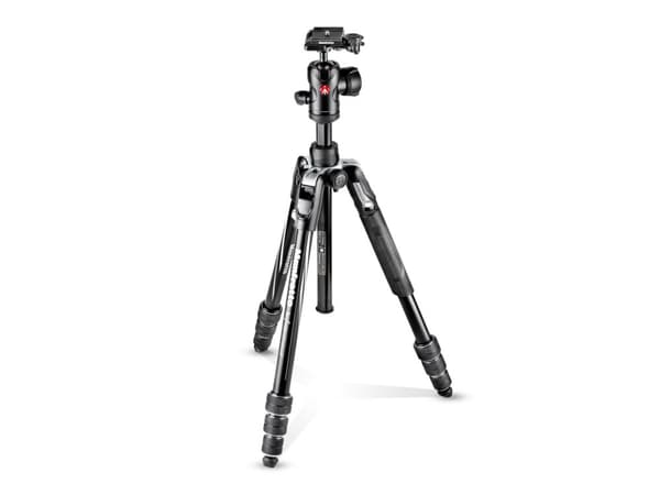 Manfrotto Befree Advanced MKBFRTA4BK-BH - Tripod - med Manfrotto 494 Center Ball head
