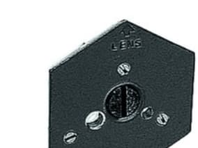 Manfrotto 130-38 Assy Plate for 029 & 136, 3/8, Harmaa, 80 g