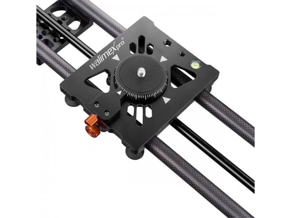 Walimex 21640, Skinne, Svart, Oransje, Aluminium, Karbon, 21,5 kg, 1/4, 3/8", 1200 mm