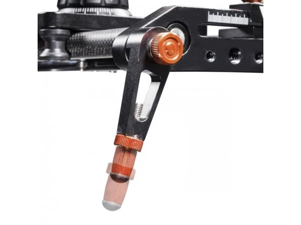 Walimex 21640, Skinne, Svart, Oransje, Aluminium, Karbon, 21,5 kg, 1/4, 3/8", 1200 mm