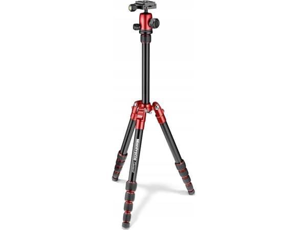 Manfrotto Element, 3 jalkoja, Punainen, 143 cm, 1,2 kg