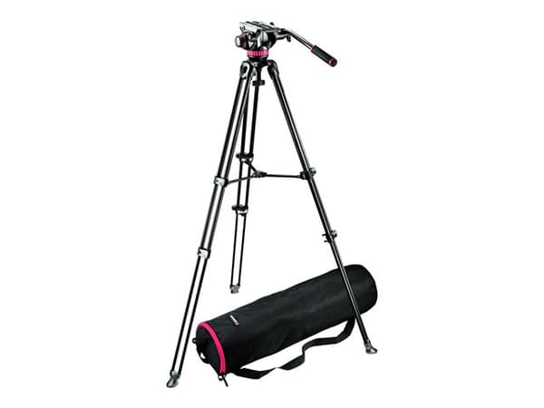 Manfrotto MVK502AM - Tripod - med Manfrotto MVH502A Pro Video Head