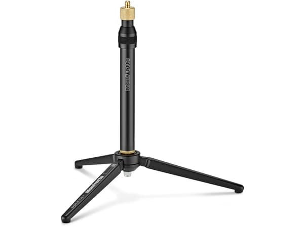 Manfrotto MKPROVR, 3 jalkoja, Musta, Kulta, 29 cm, 205 g