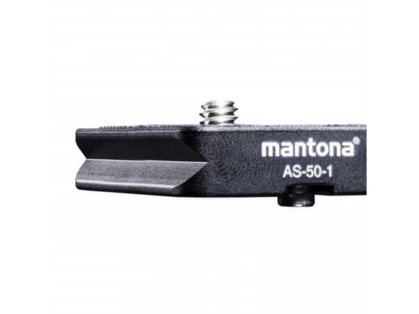 Mantona mantona mantona AS-50-1 snabbfäste Lynkoblingsplade Udvendigt gevind=1/4