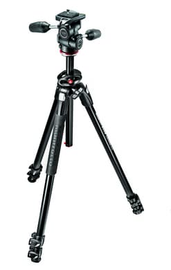 Manfrotto MK290DUA3-3W, 3 jalkoja, Musta, 175,5 cm, 2,59 kg