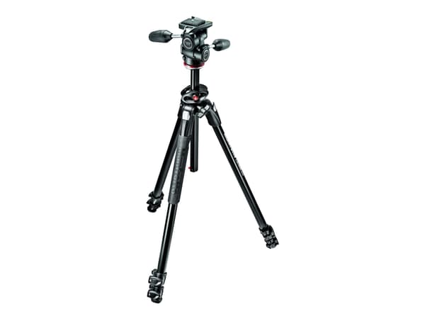 Manfrotto MK290DUA3-3W, 3 jalkoja, Musta, 175,5 cm, 2,59 kg