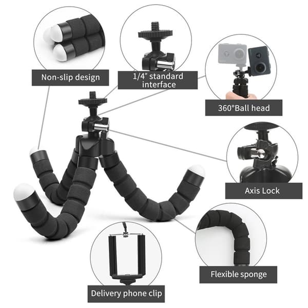 Praktiskt Justerbart Stativ/Tripod