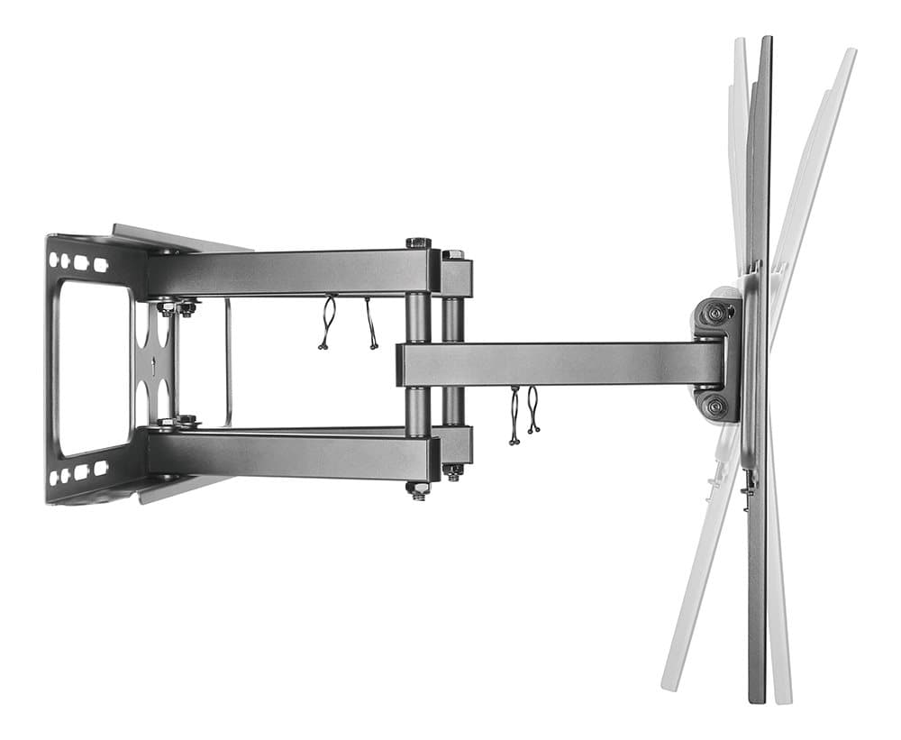 DELTACO, full-motion 3-way wall, 32"-55", 40kg, 200x200-400x400