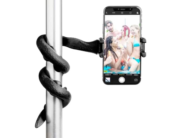 Celly Snake, Universal, Svart, Varje varumärke, Silikon, 6 cm, 8,5 cm