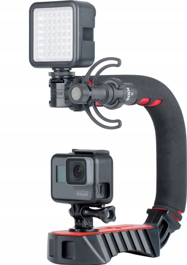 ULANZI U-Grip vakauttava jalusta DSLR-kameroille / kameroille / kardaanikameroille / urheilukameroille