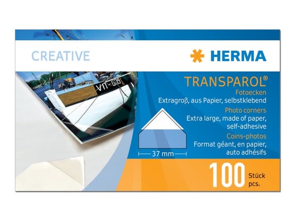 HERMA Transparol - Monteringshjørne x 100