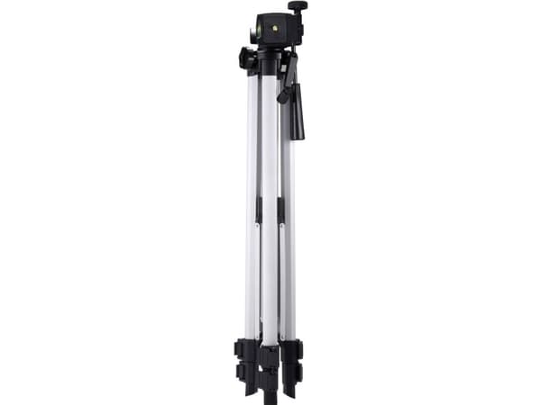 TOOLCRAFT Tripod 1/4 tomme Arbejdshøjde=51 - 150 cm Silver Inox Vaterpas