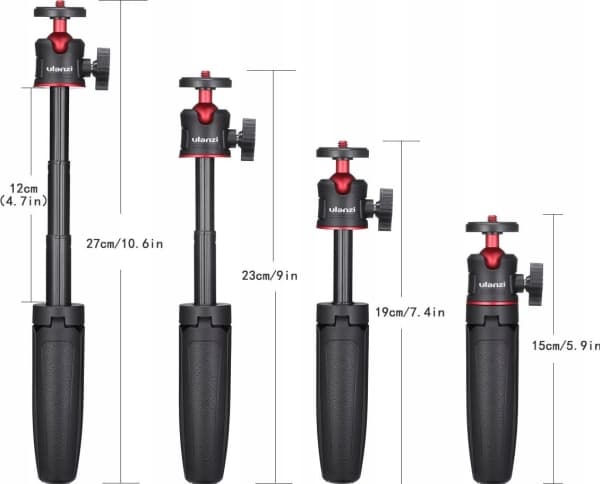 ULANZI Stativ med 3D-huvud ULANZI MT-08 för kamera Gimbal - vit