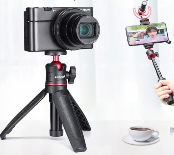 ULANZI Stativ med 3D-huvud ULANZI MT-08 för kamera Gimbal - vit