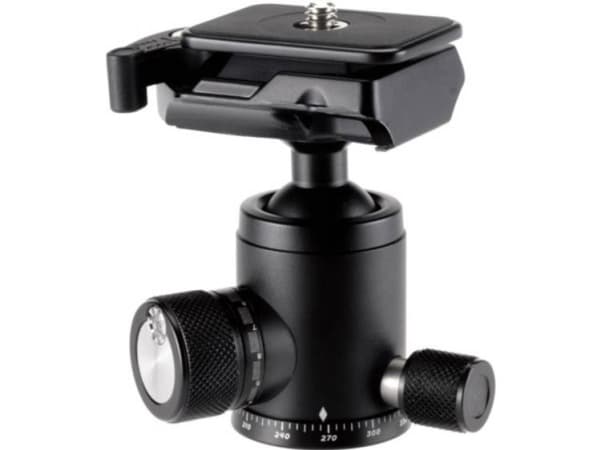 Velbon QHD-S4M, Svart, Gjuten aluminium, 1/4", 1 styck, 43 mm, 180 g