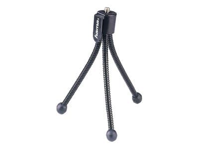 Hama Mini Tripod "Flexi" M, 3 jalkoja, Musta, 58 g