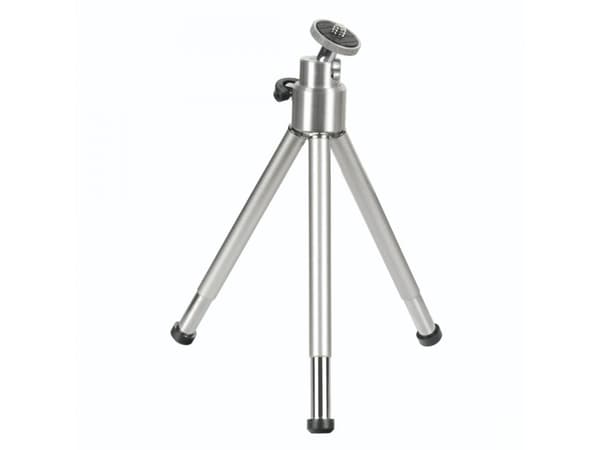 Hama Ministativ 1/4 tomme Arbejdshøjde=14 - 21 cm Sølv Kuglehoved