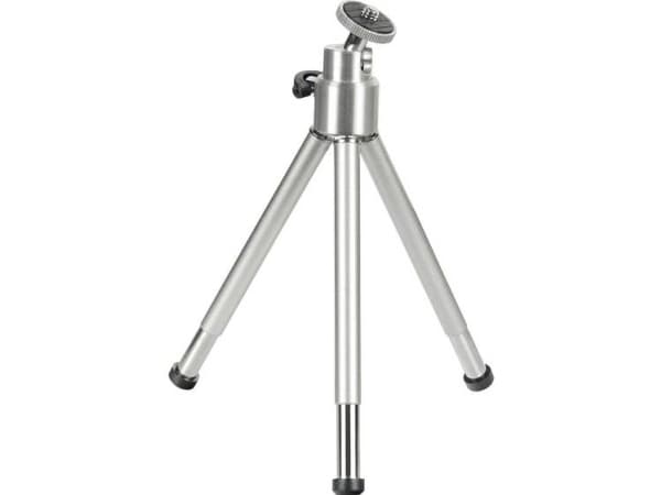 Hama Ball L Mini Tripod 1/4 tuuman Työskentelykorkeus=14 - 21 cm Hopea pallopää
