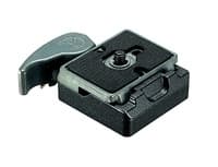 Manfrotto 323 Quick Change Plate Adapter, Svart, 170 g