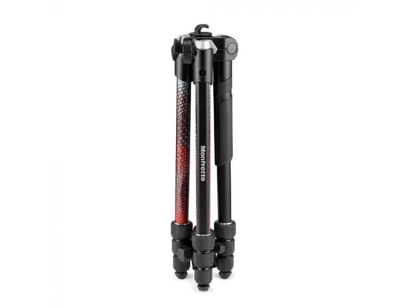 Manfrotto Element MII, 3 jalkoja, Musta, Punainen, 160 cm, 1,55 kg