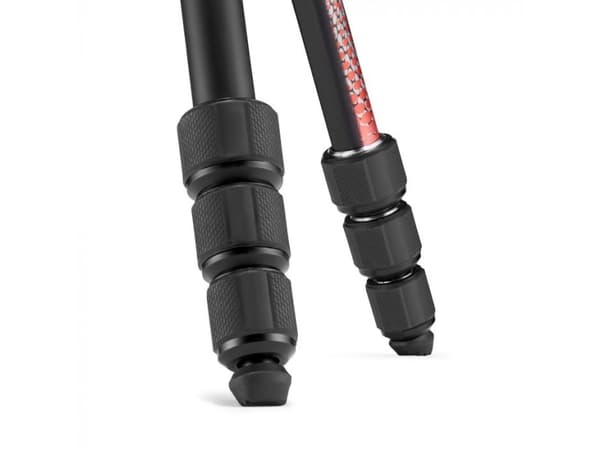 Manfrotto Element MII, 3 jalkoja, Musta, Punainen, 160 cm, 1,55 kg