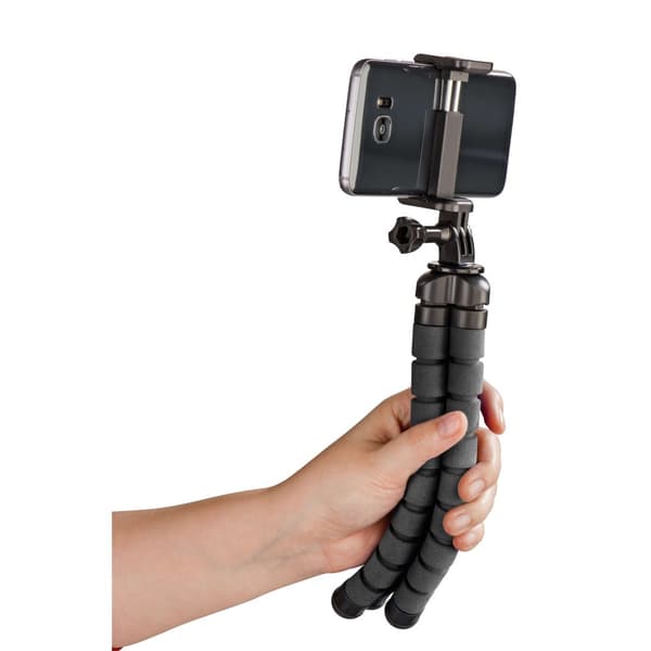HAMA Bordstativ Flex Smartphone & GoPro 26cm Svart