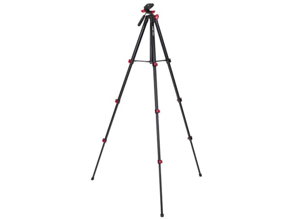 Levenhuk TR10, 3 ben, Svart, Röd, 130 cm