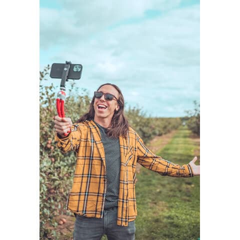 Bordstativ Smartphone Kit Podzilla Medium Rød