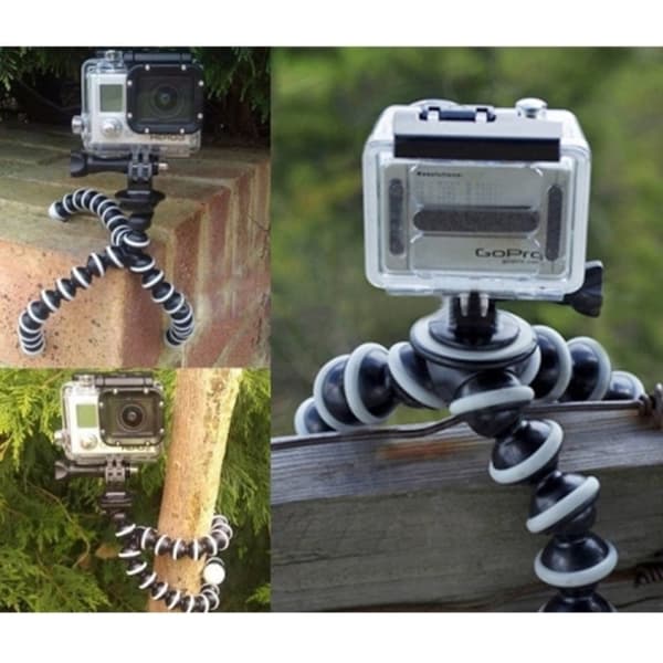 Fleksibel Tripod Kamerastativ - Stativ til Mobil / GoPro (16 cm)