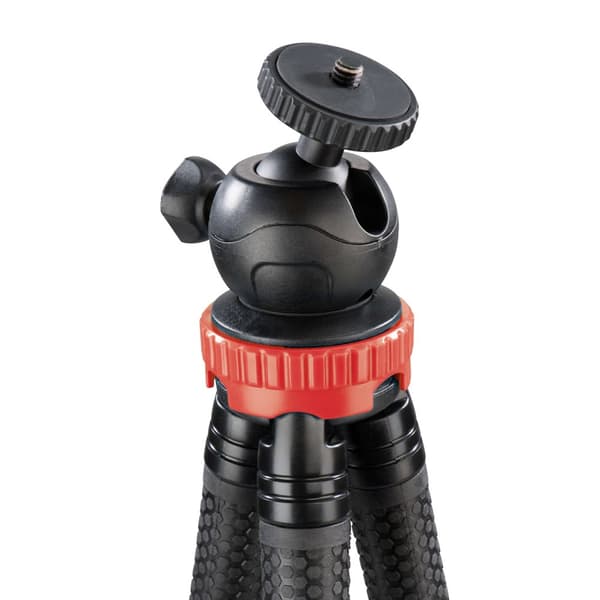 HAMA Bordstativ Kamera, Smartphone & GoPro FlexPro 27 cm Rød