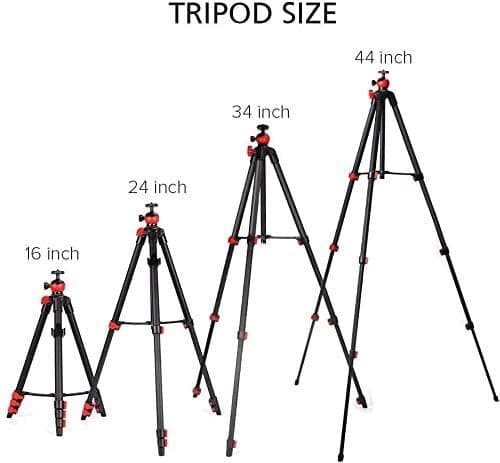 ZOMEi T60 Tripod, Red