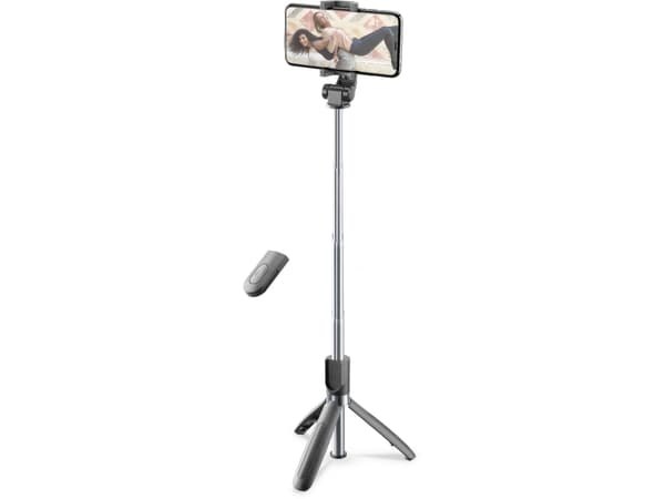Cellularline BTSELFIESTICKFREEK, Smartphone, Svart, Varje varumärke, 170 g, 45 mm, 45 mm