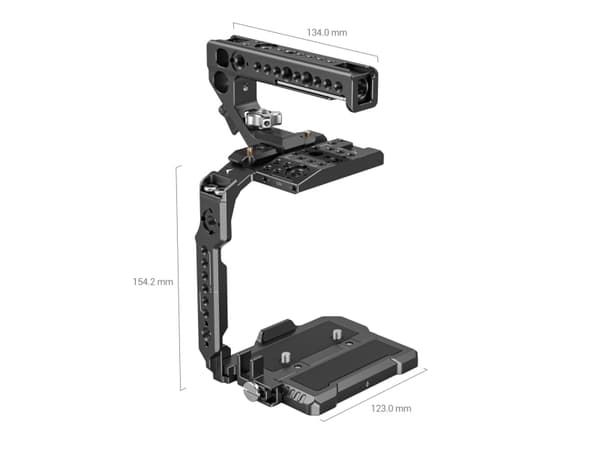 SmallRig 3899, Bur, Svart, Gjuten aluminium, Rostfritt stål, 1 styck, Canon, Canon EOS C70 3899