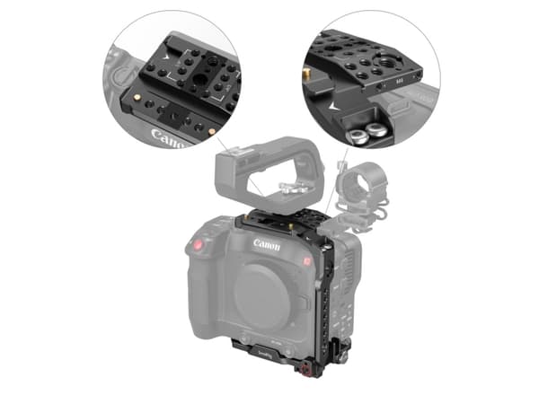 SmallRig 3899, Bur, Svart, Gjuten aluminium, Rostfritt stål, 1 styck, Canon, Canon EOS C70 3899