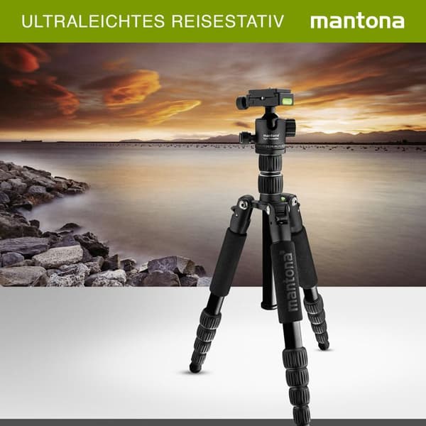 Mantona Lätt Resetripod Svart - 21965
