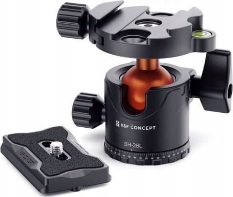 Kf kulhuvud K&amp;f 10kg 1/4 3/8 Arca Swiss Bh-28l / Kf31.023v3a