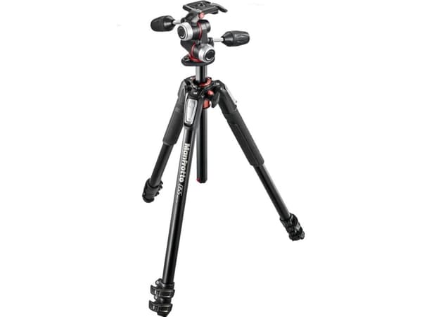 Manfrotto MK055XPRO3-3W, 3 ben, Sort, 183 cm, 3,5 kg