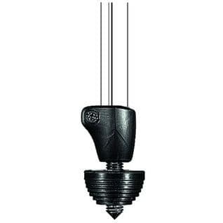 Spetsfötter för rör D25 - MANFROTTO - 250SP1 - Svart - 77g - Plast, Rostfritt stål