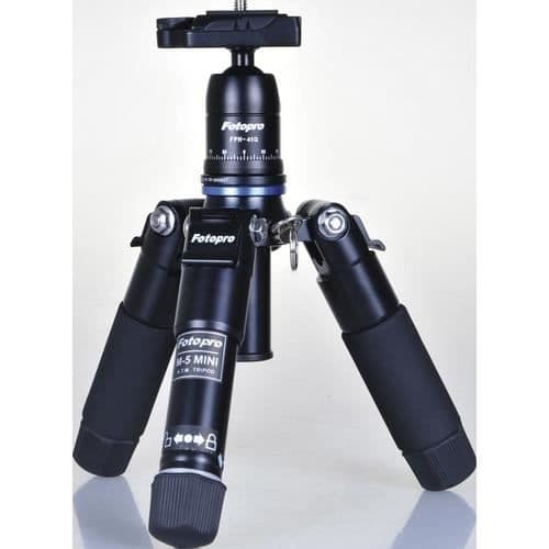 ROLLEI FOTOPRO M5 Aluminiumstativ med kulhuvud och lock - Svart