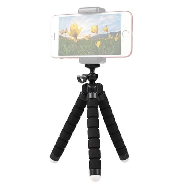 Tripod För mobil/selfie kamera - Svart