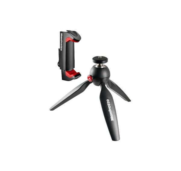 Manfrotto kolmijalka + puhelinteline MKPIXICLMII-BK