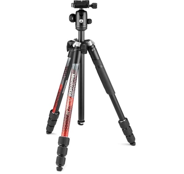 Manfrotto kolmijalkasarja Element MII MKELMII4RD-BH, punainen