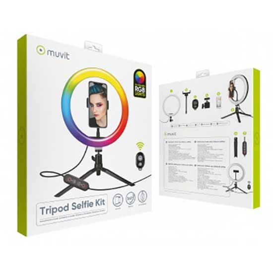 Muvit Desktop Selfie Stativ Kit Sort