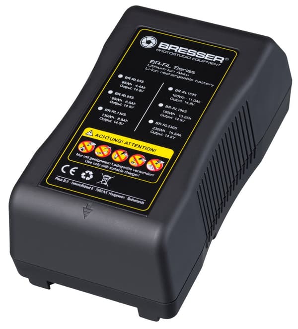 Bresser Br-rl 95 V-kiinnitys Akku Musta