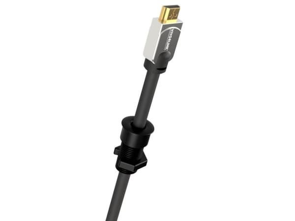 VivoLink - Kabel taukrans - for thickness 35 mm - skrivebordsmonterbar - svart
