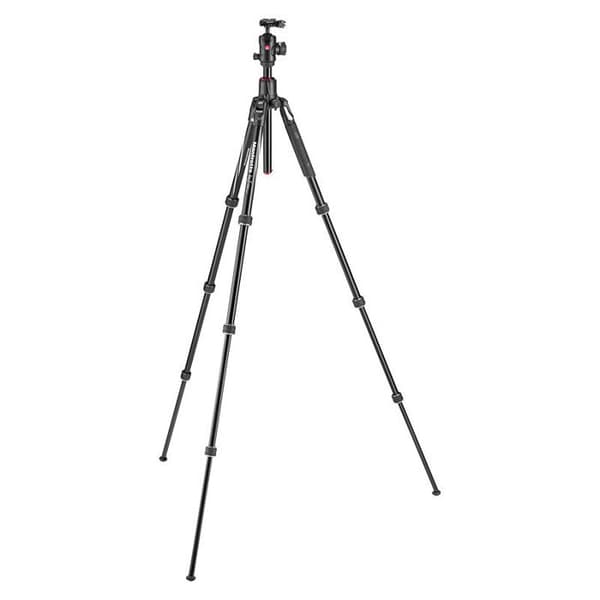 Resestativ - Manfrotto - Befree GT XPRO - Svart aluminium - 4 sektioner - Kulhuvud