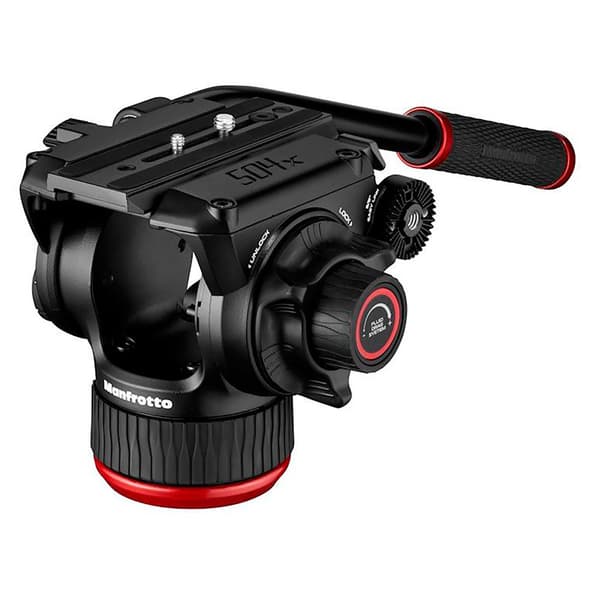 Manfrotto Pallopää Ja Alumiininen Kolmijalka Ja Keskusvakain 504x Musta
